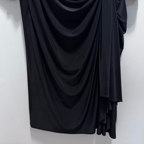 Tadashi Shoji Scoop Neck Long Sleeve Midi Dress Size 2x - Picture 5 of 9